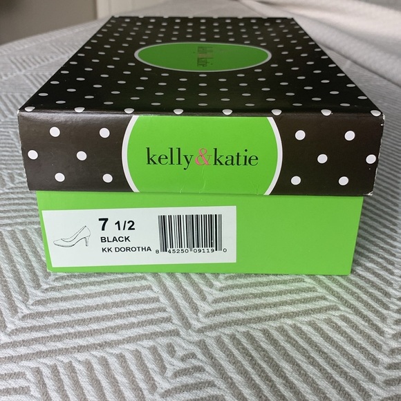 Kelly & Katie Dorotha Black Patent Leather pumps size 7.5 - Picture 9 of 10